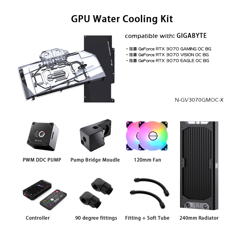Pc Water Cooling - Kit de Refrigeração Líquida Gold Seller