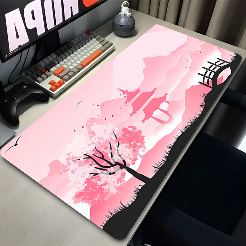 Pc Gaming Pink - Mousepad Gamer Acessórios para Computador Tapete