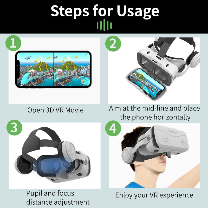 Óculos de realidade virtual vr - Vr Headset Pc avaliação e preço