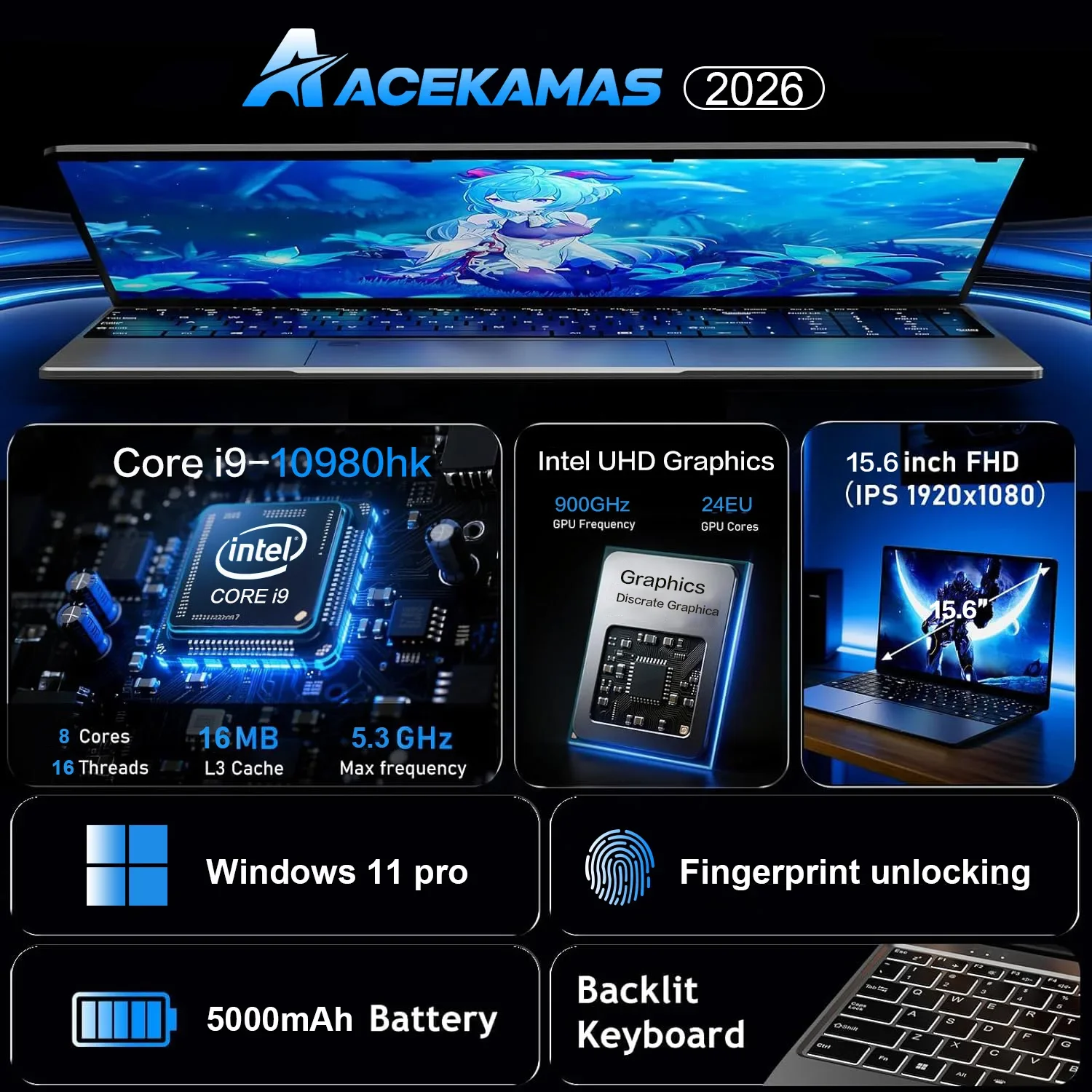 Laptop portátil de 15,6 polega - Pc Gaming Intel avaliação e preço