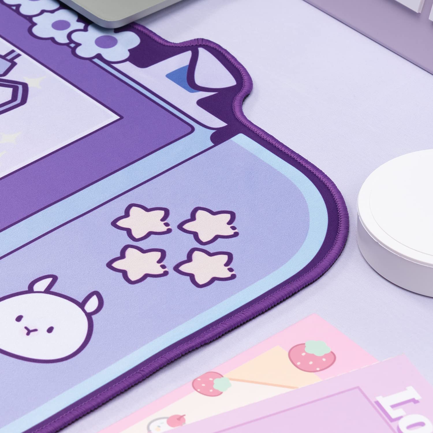 Grande kawaii gaming mouse pad - Pc Gaming Pink avaliação e preço
