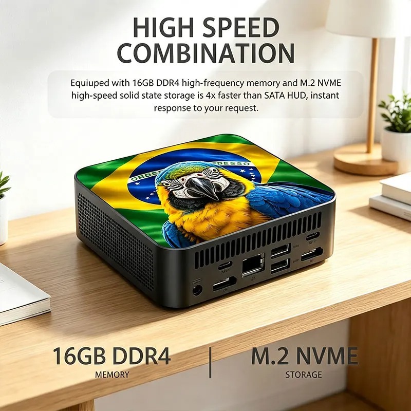 Novo Mini PC de Alto Desempenh - Pc Gaming Intel avaliação e preço