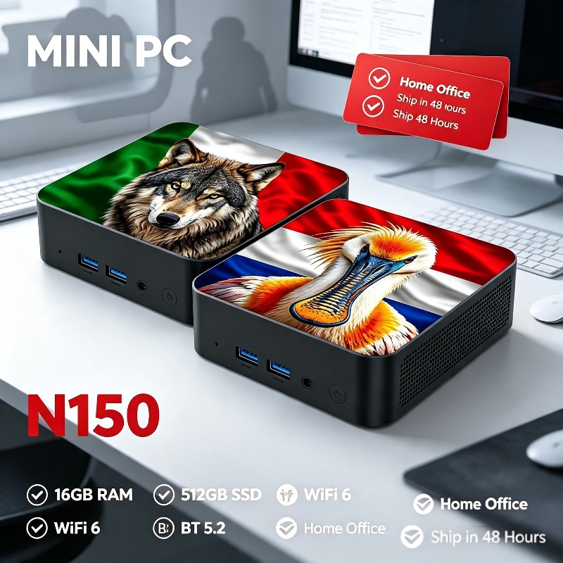 Novo Mini PC Intel Core N150 1 - Pc Gaming Intel avaliação e preço